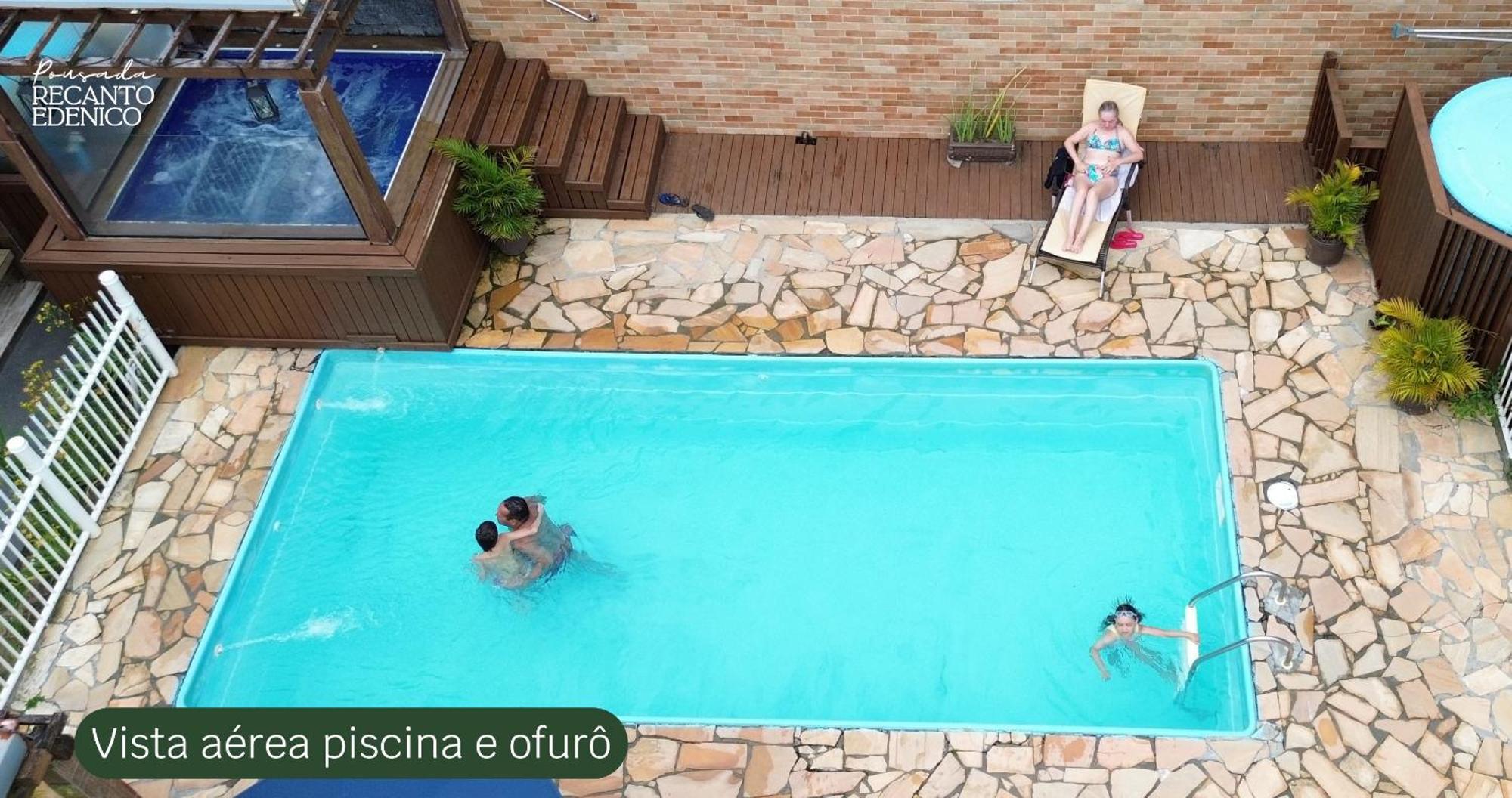 Pousada Recanto Edenico - A Beira Mar Da Praia Ponta Do Papagaio, Palhoca Sc Экстерьер фото